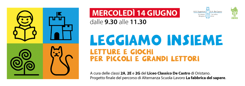 Visualizza la notizia: Leggiamo insieme: letture e giochi per grandi e piccini a cura degli studenti del Liceo Classico
