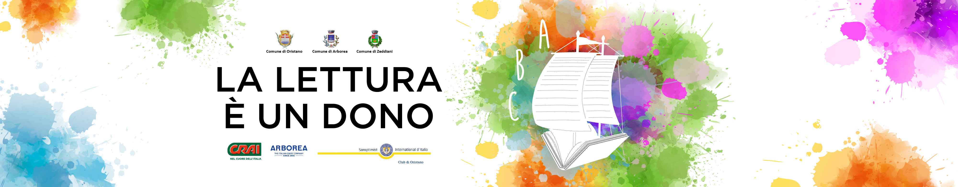Visualizza la notizia: LA LETTURA E’ UN DONO. I comuni di Oristano, Arborea e Zeddiani danno il benvenuto ai nuovi nati con il dono di un libro 
