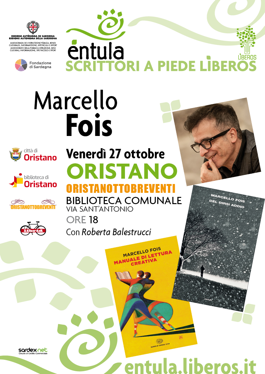 Visualizza la notizia: Oristanottobreventi: Marcello Fois in Biblioteca