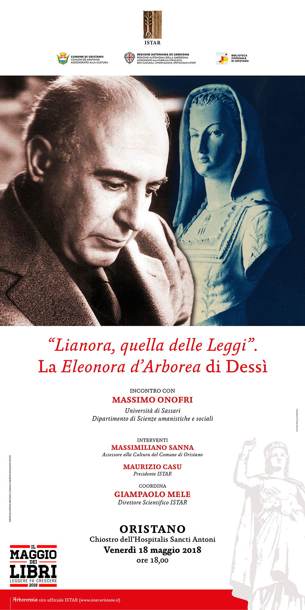 Visualizza la notizia: Lianora, quella delle leggi. La Eleonora d'Arborea di Dessì. Incontro con Massimo Onofri