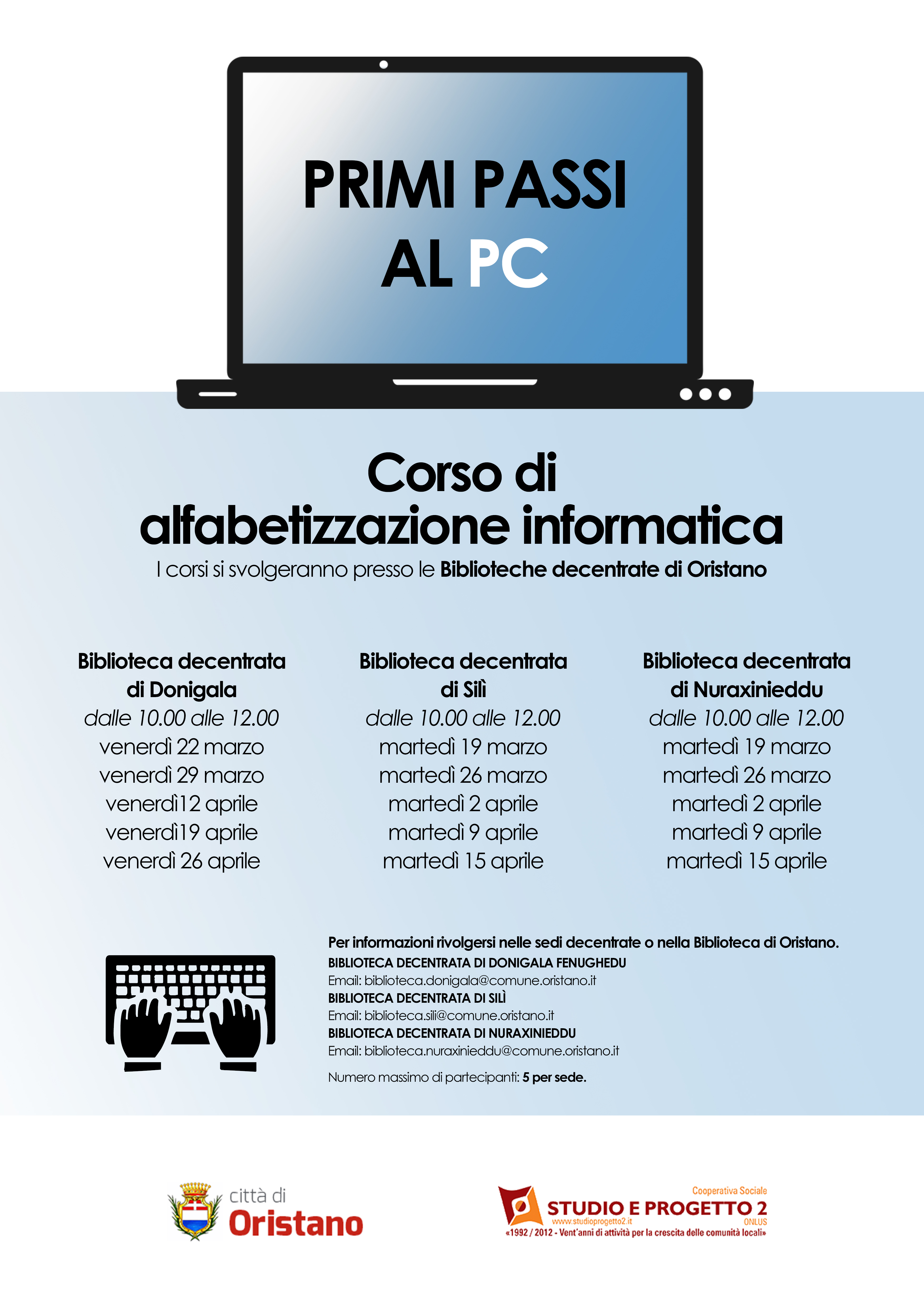 Visualizza la notizia: I corsi di alfabetizzazione informatica nelle biblioteche delle frazioni