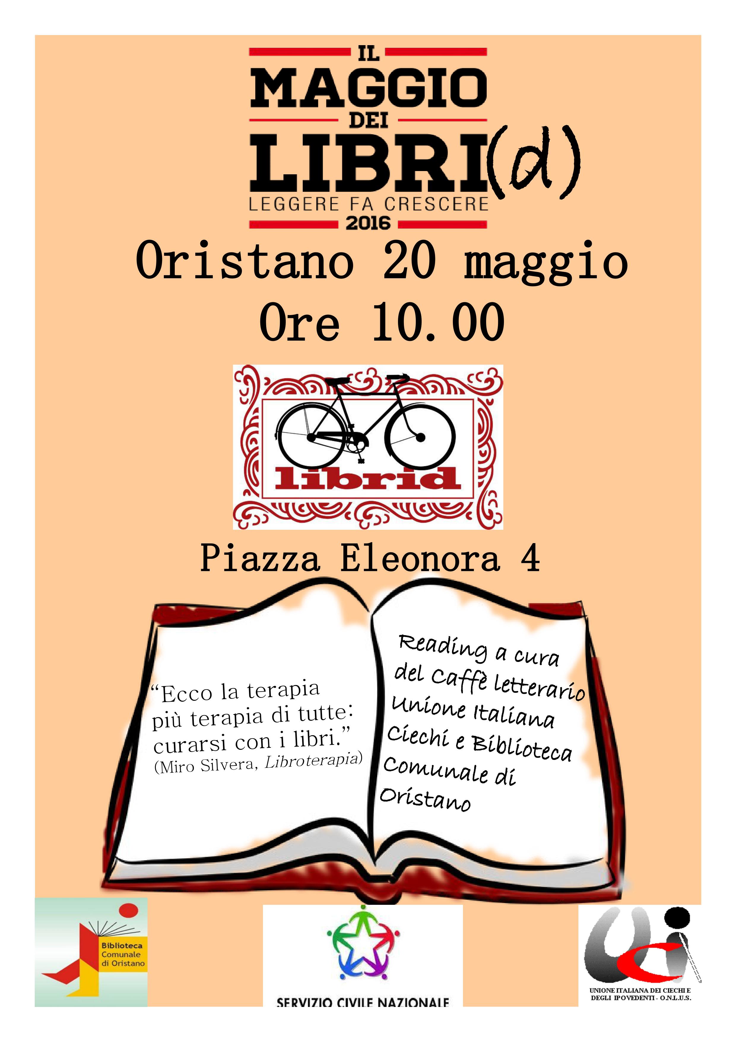 Visualizza la notizia: Il maggio dei libri: letture ad alta voce nel giardino di Librid 