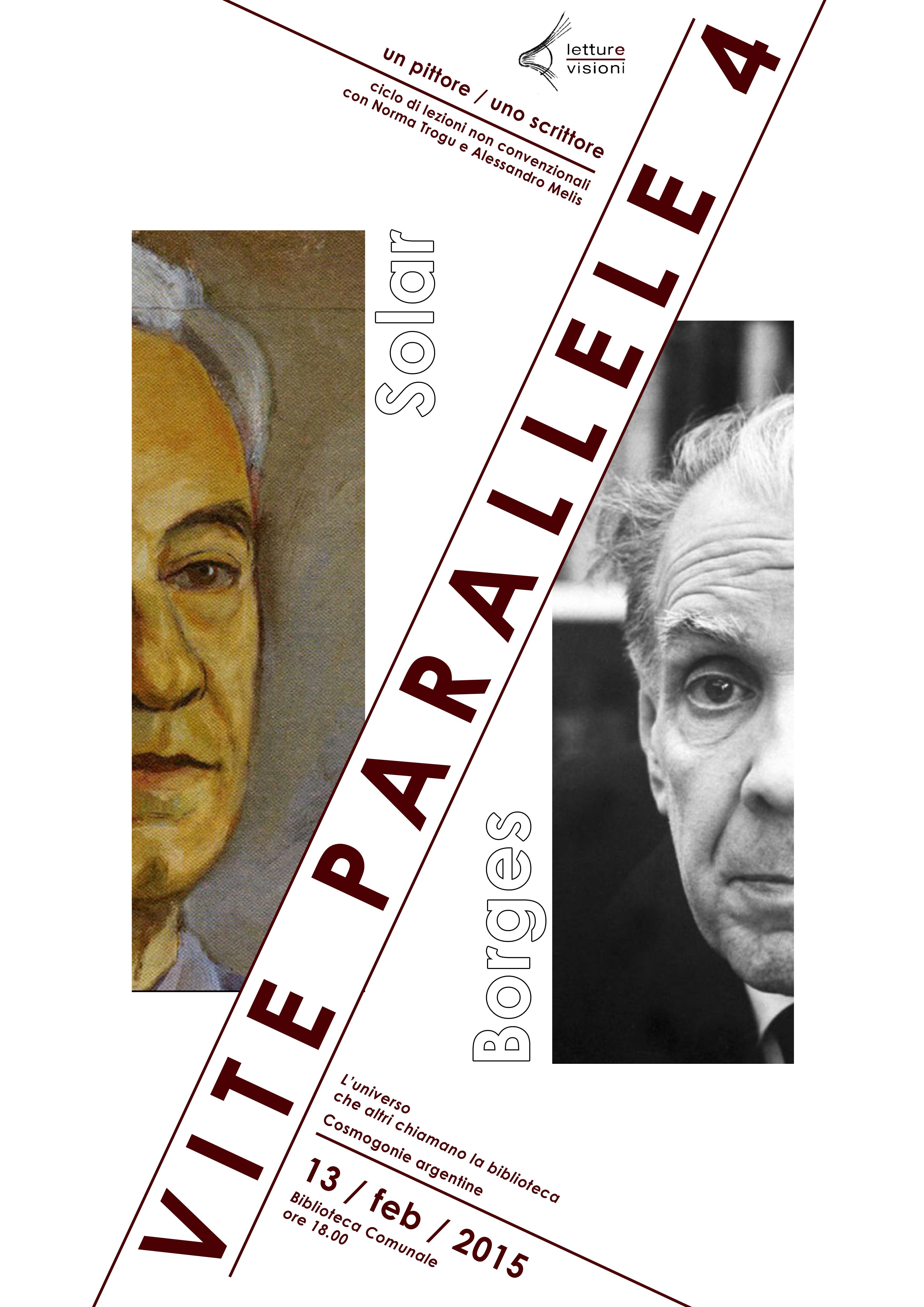 Visualizza la notizia: Oristano Letture e Visioni: Vite parallele  incontro con Borges e Solar