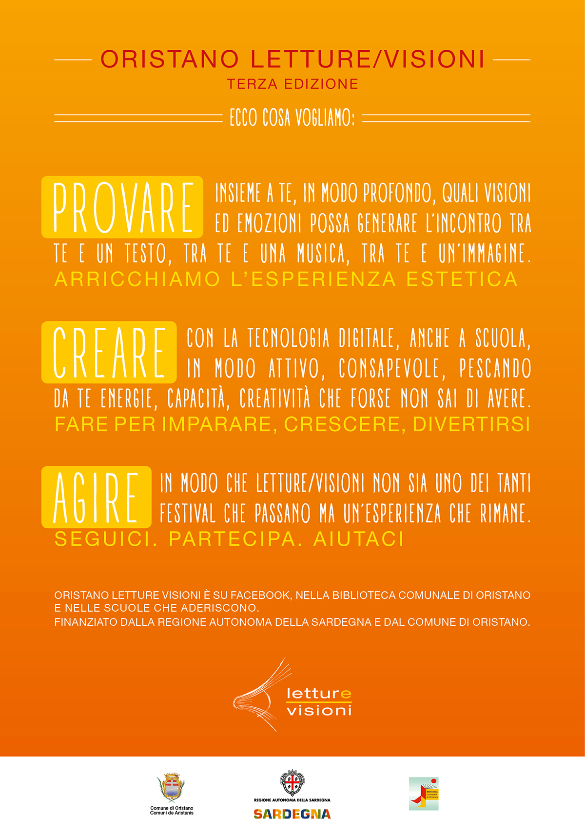 Visualizza la notizia: Oristano Letture e Visioni: il lato visivo della scrittura